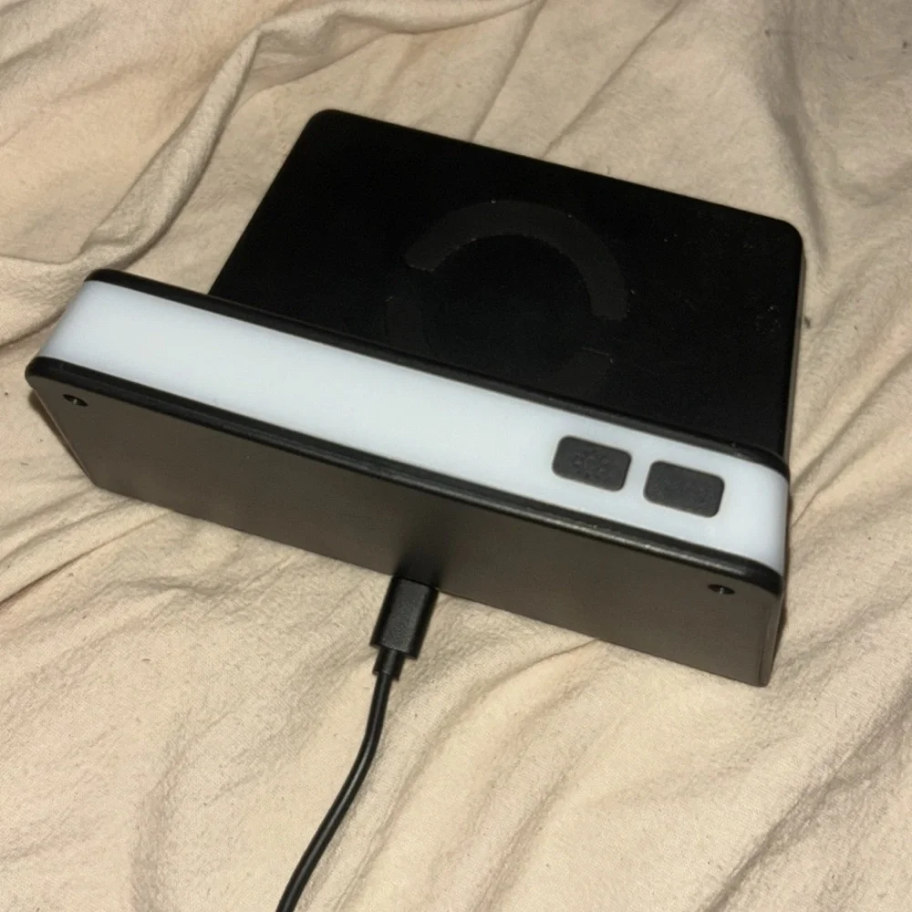 Alarm clock phone charger